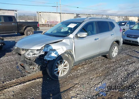 2016 Nissan Rogue Sv z USA, uszkodzony, nr VIN KNMAT2MV9GP664442